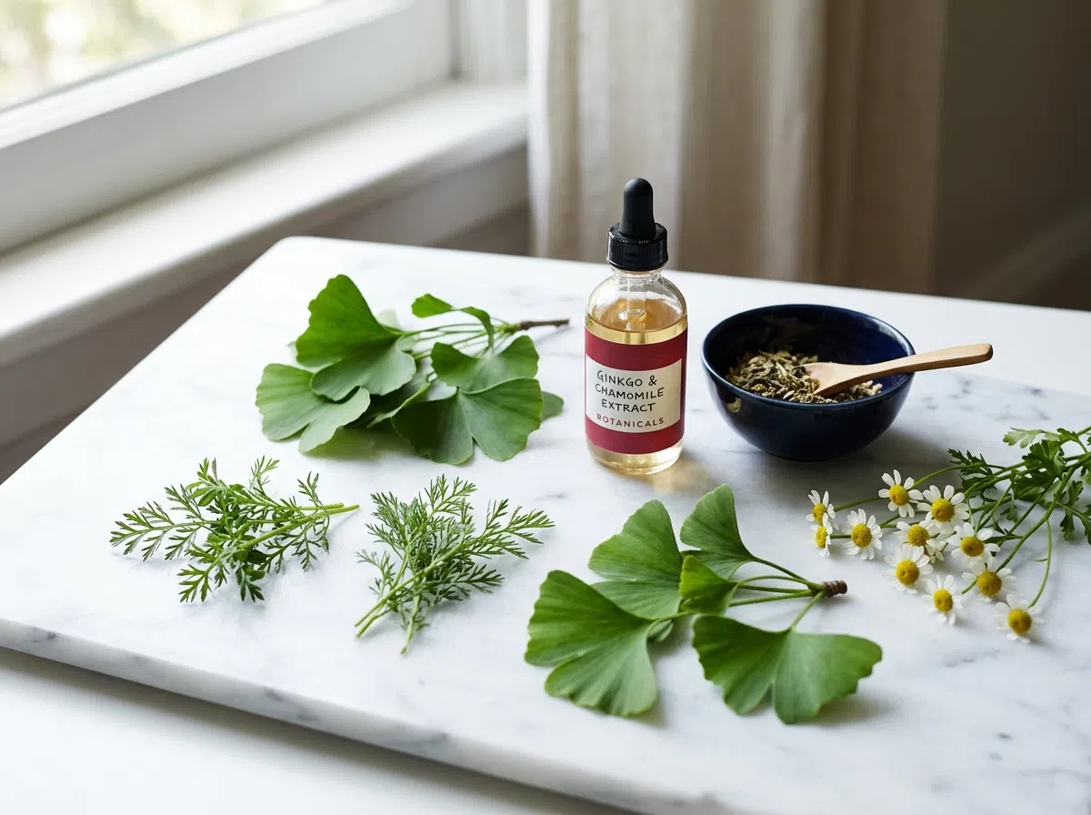 Ginkgo och botaniska extrakt - naturliga ingredienser för välmående öron